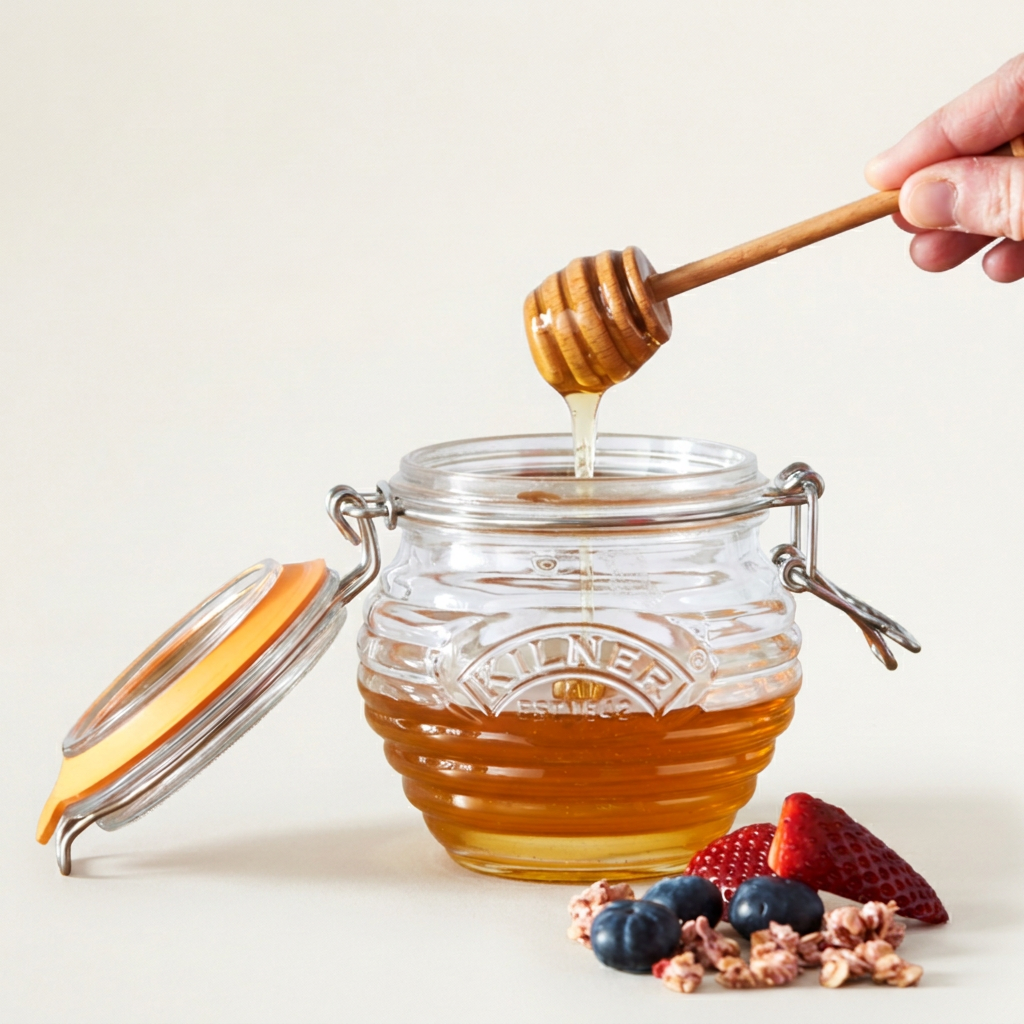 Honey Pot & Dipper, 400 ml