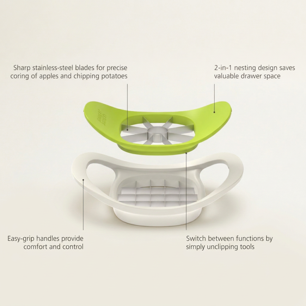 Nest 2-in-1 Corer & Chipper