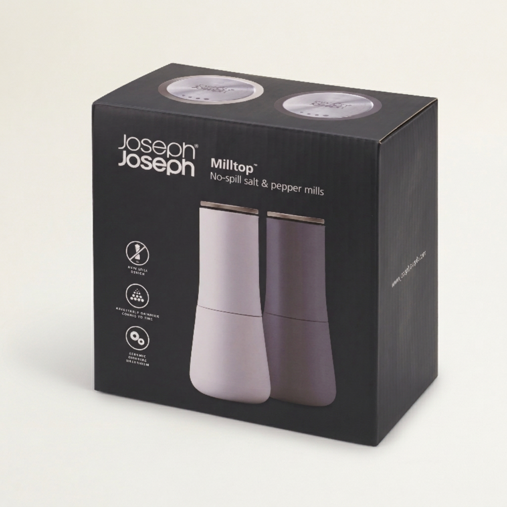 Milltop No-Spill Salt & Pepper Mills