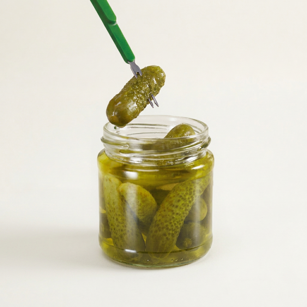 Scoop & Pick Jar Spoon & Fork