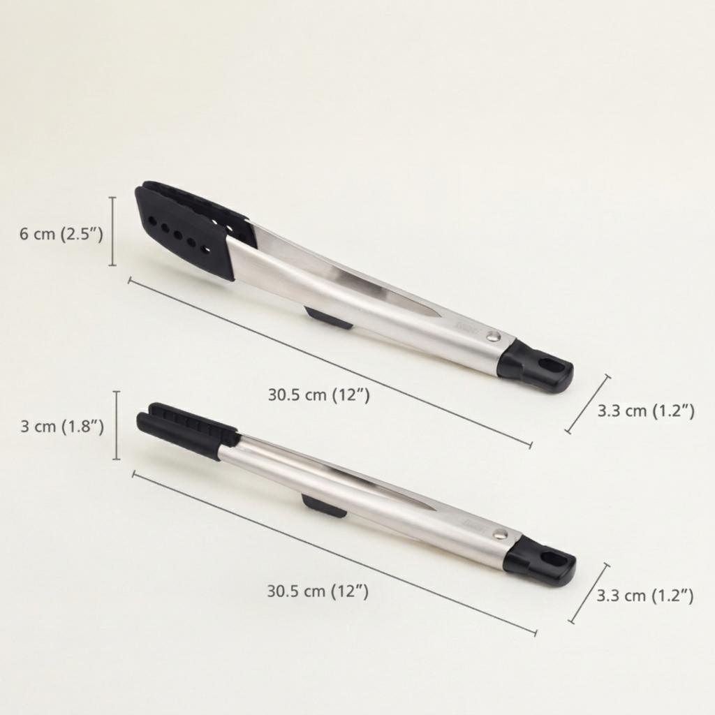 Elevate Fusion Silicone Tongs, Set of 2
