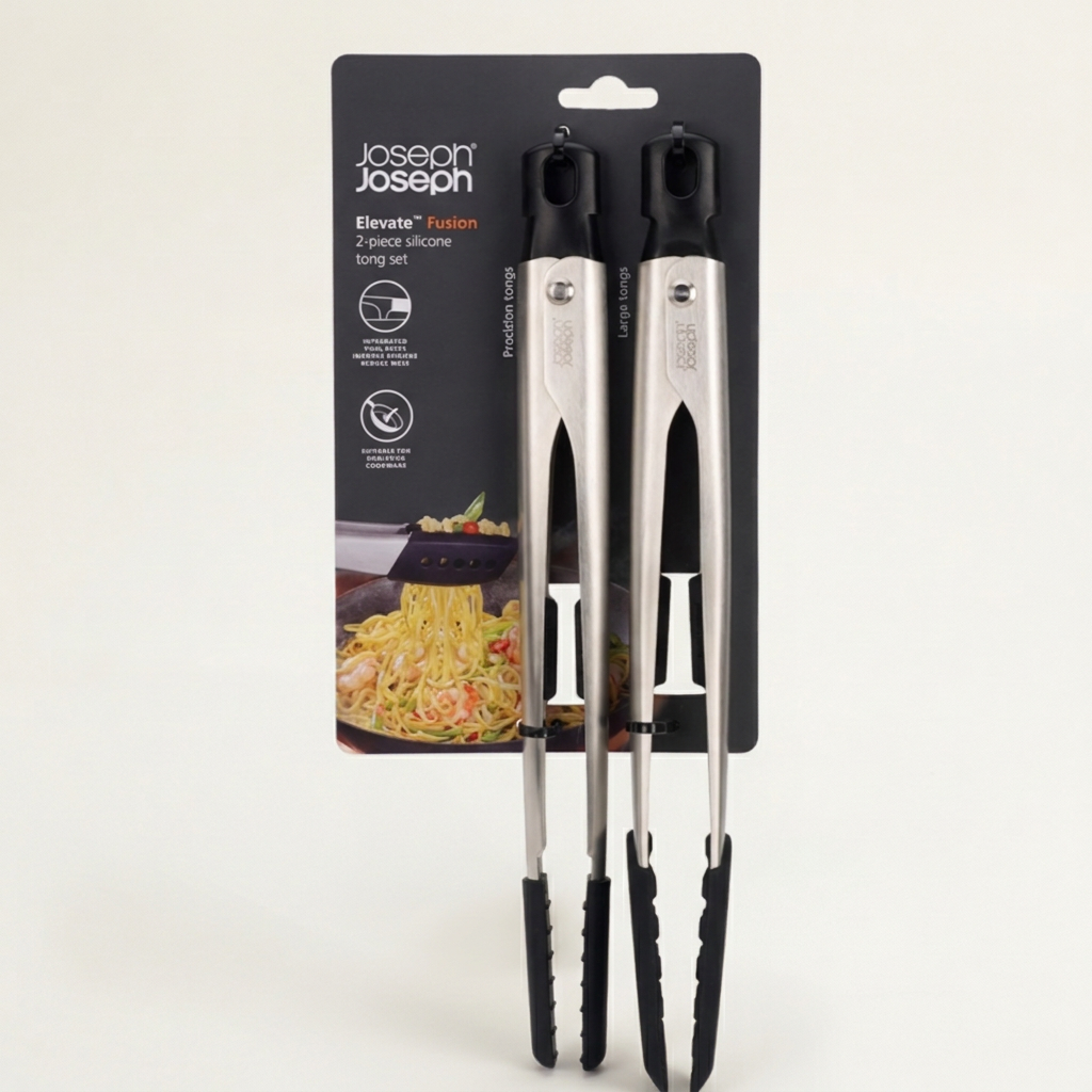Elevate Fusion Silicone Tongs, Set of 2