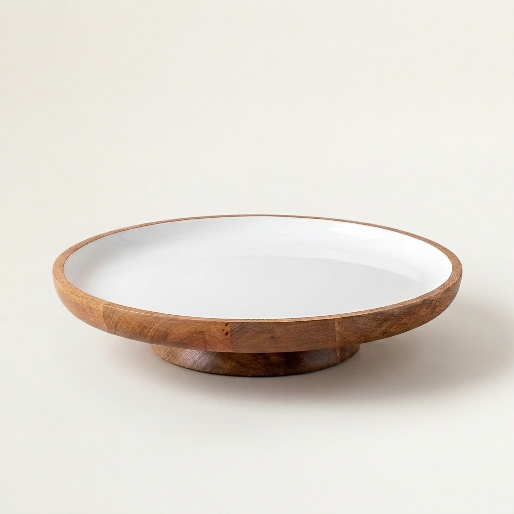 Madras Classic Footed Platter