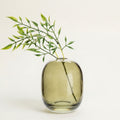 Medium Barrel Bud Vase, Moss Green