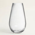 Large Narrow Optic Wide Bottom Vase
