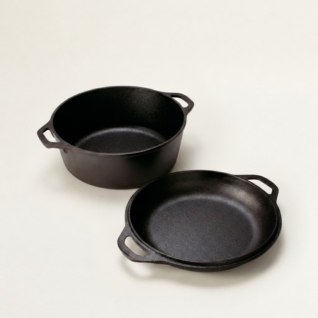 Lodge 5 Quart Double Dutch Oven
