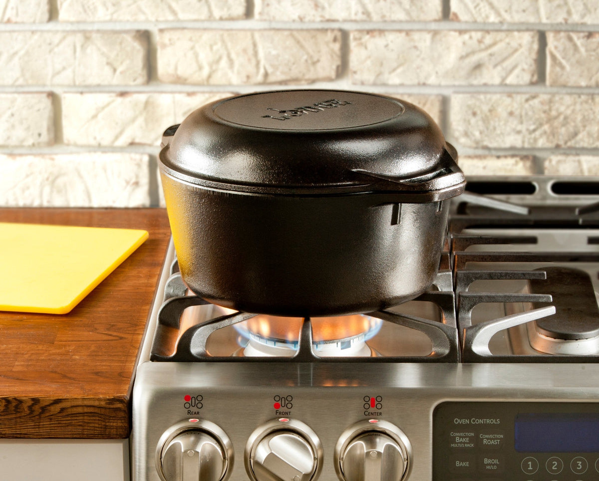Lodge 5 Quart Double Dutch Oven