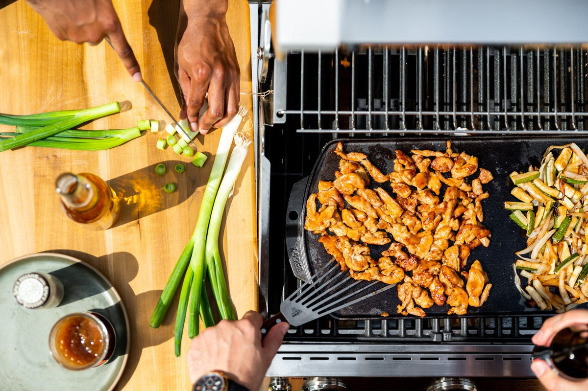 Lodge Double Burner Reversible Grill and Griddle