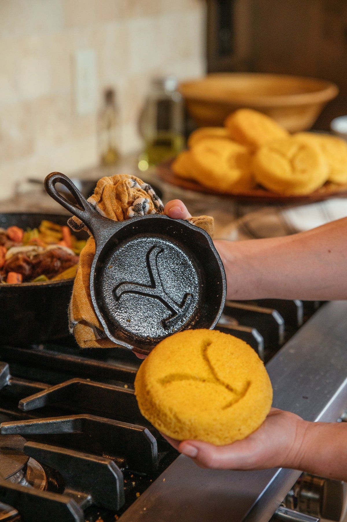 Lodge Yellowstone™ Cast Iron “Power Y” Mini Skillet