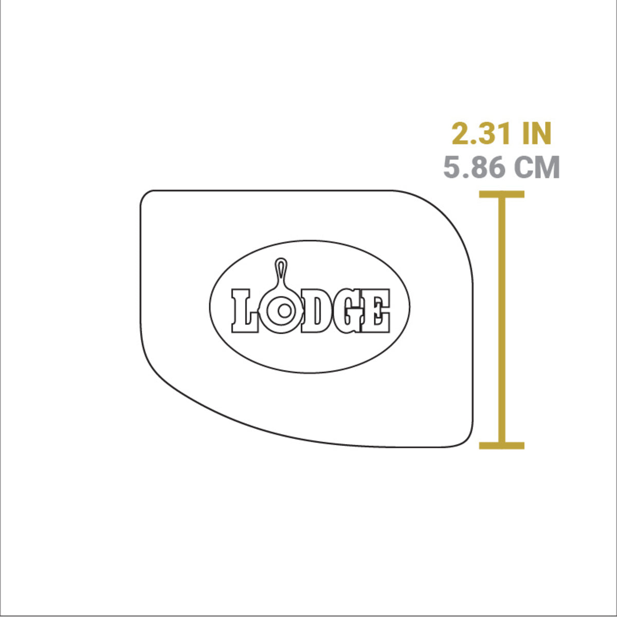 Lodge 2 Pack Scrapers
