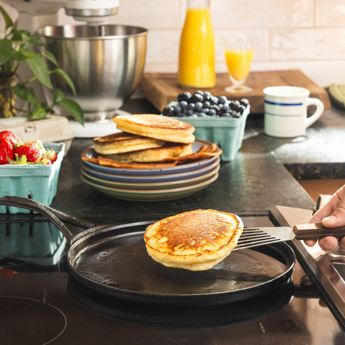 Lodge Blacklock Round Cast Iron Griddle