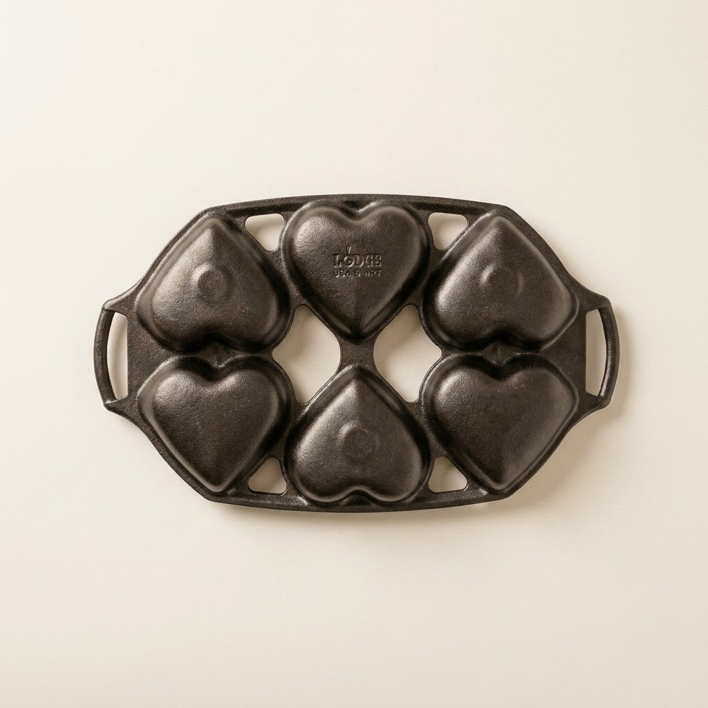 Lodge Heart Mini Cake Pan