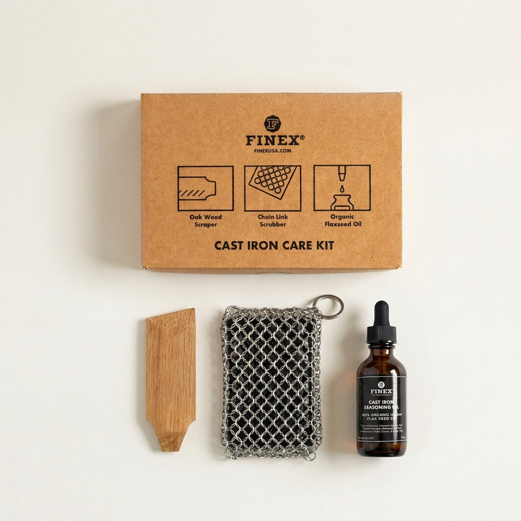 Finex 3 Piece Cast Iron Care Kit