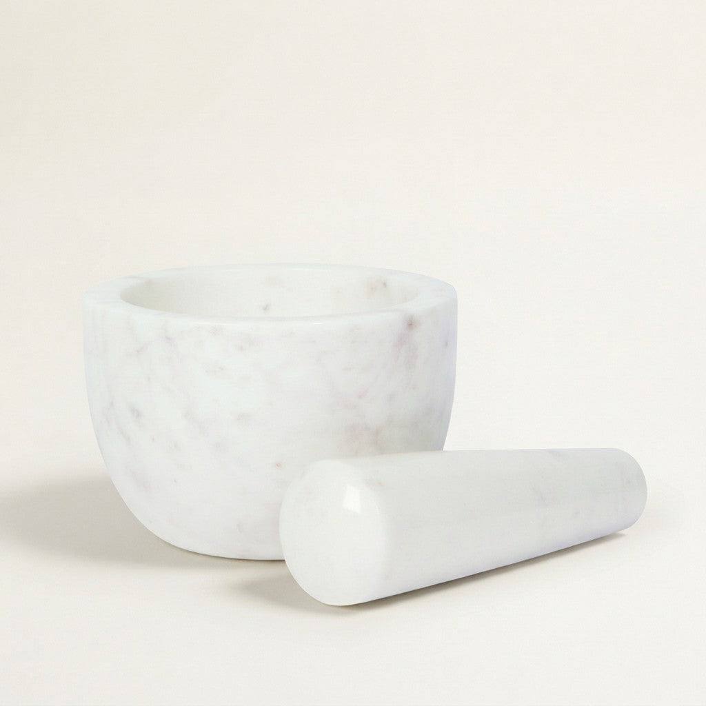 Marble Mortar & Pestle
