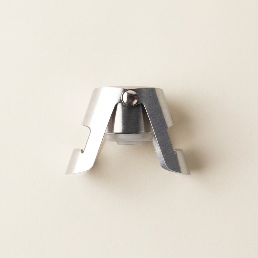 Champagne Stopper, Stainless Steel