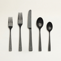 Concerto Matte Black Flatware Set