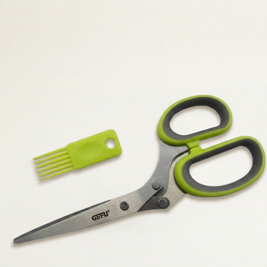 Cutare Herb Scissors with Cleaning Brush, Counter Display of 12