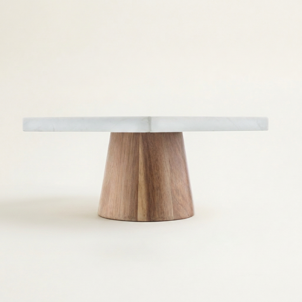 Kitchen Pantry Marble Cake Stand