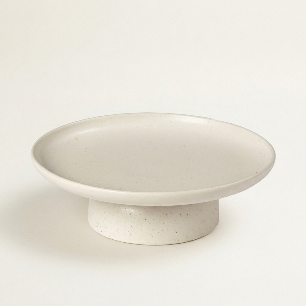Pacifica Footed Serving Plate