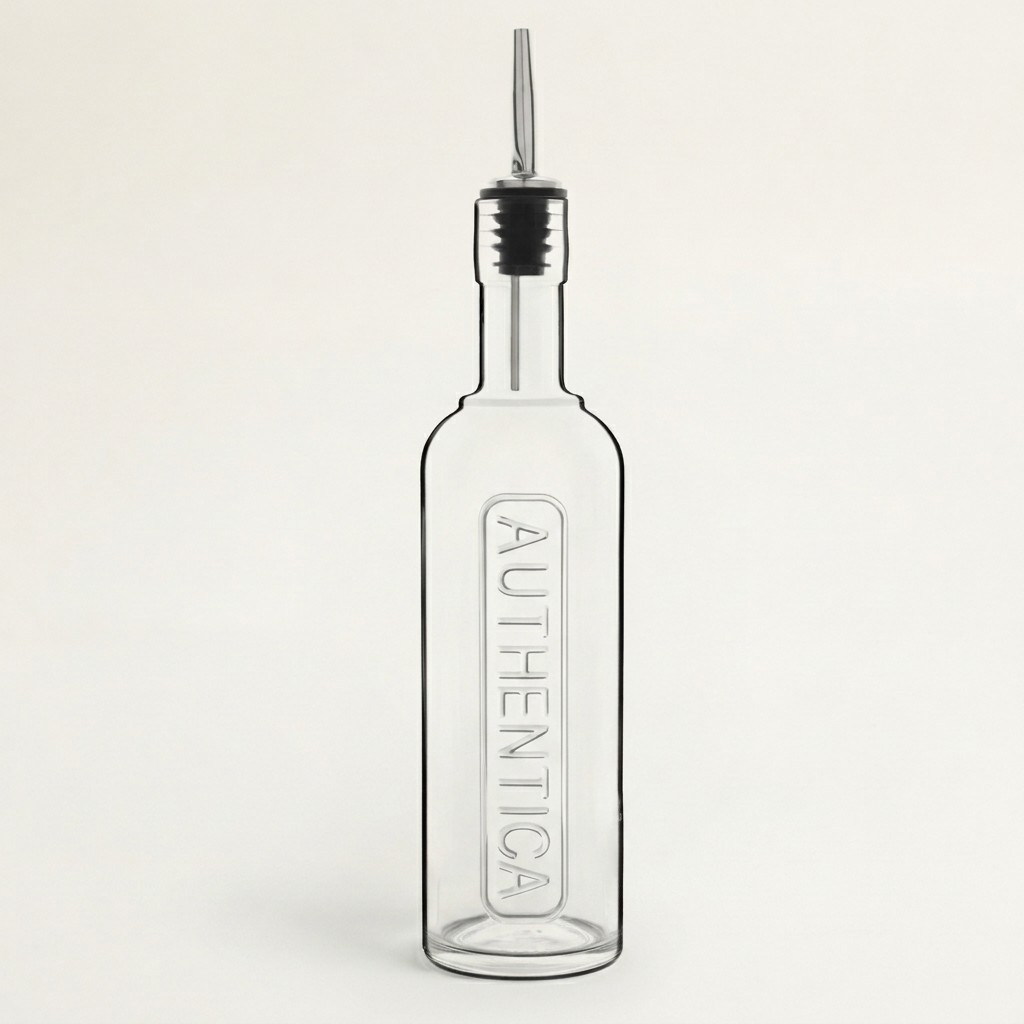 Luigi Bormioli Optima Collection Authentica Bottle with Stainless Steel Pourer