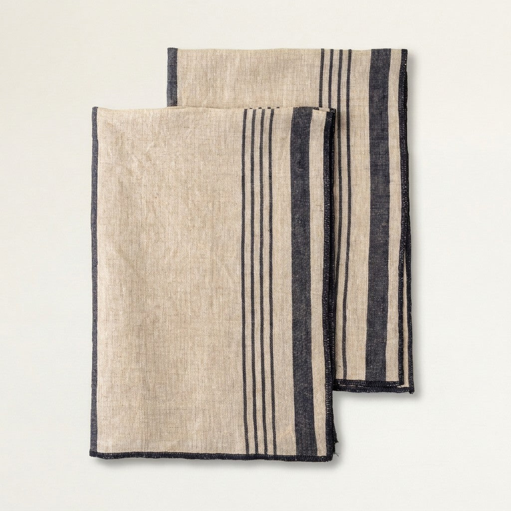 Percy Linen Tea Towels Set of 2
