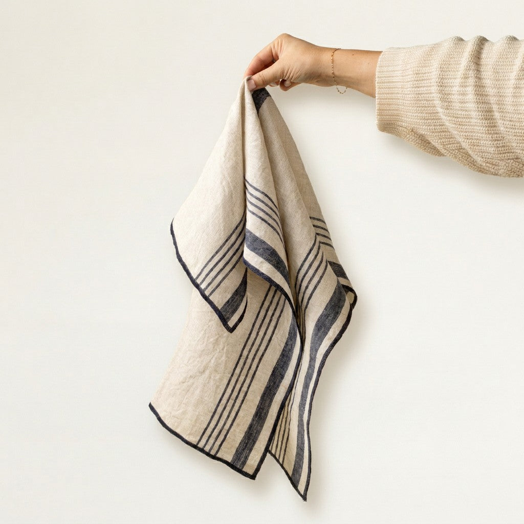 Percy Linen Tea Towels Set of 2