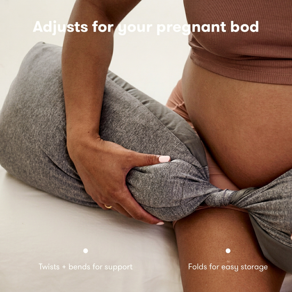 Frida Mom - Adjustable Keep-Cool Pregnancy Pillow