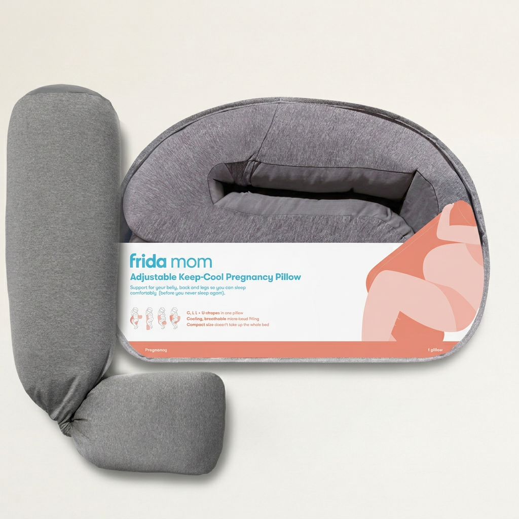 Frida Mom - Adjustable Keep-Cool Pregnancy Pillow