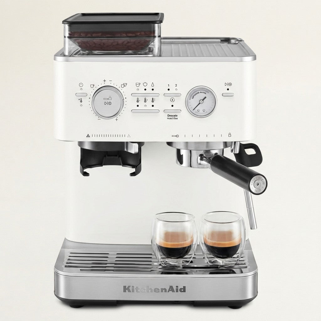 KitchenAid Semi Automatic Espresso Machine with Burr Grinder