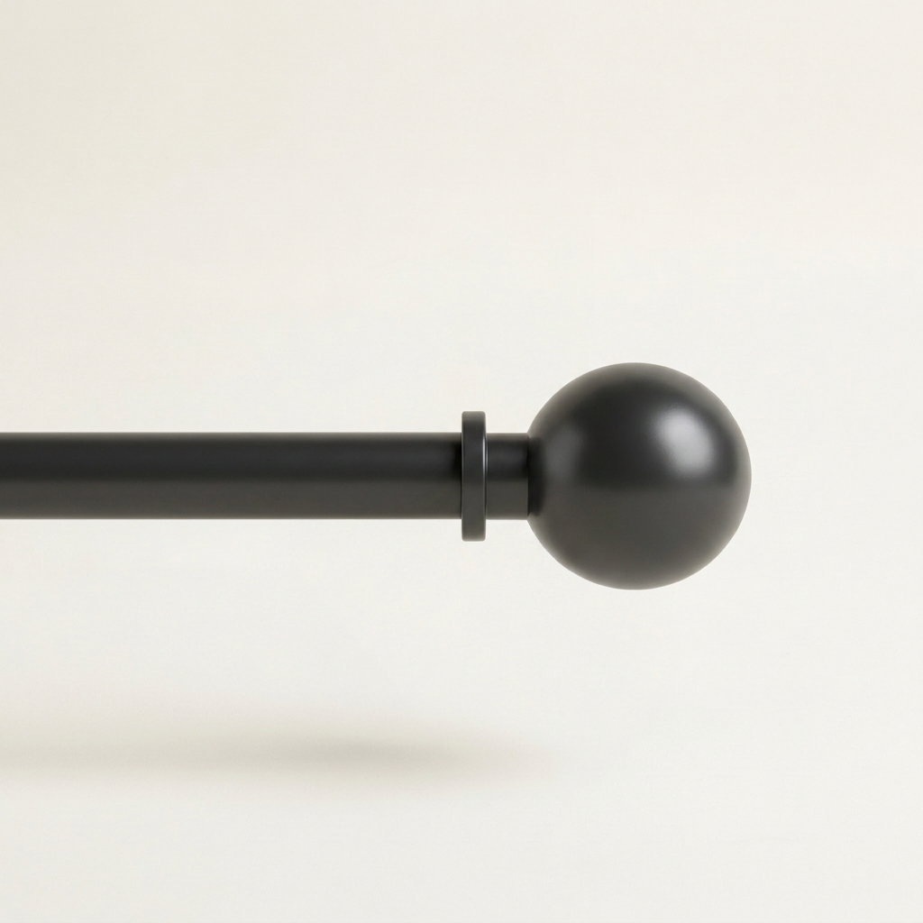 Bolas Curtain Rod, 1" Diameter