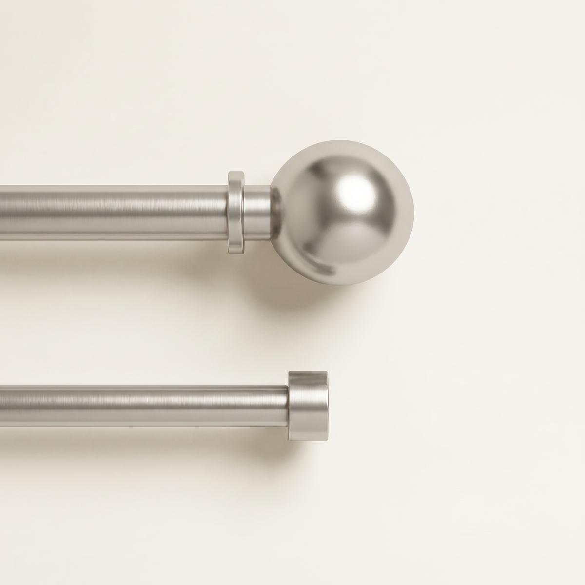 Bolas Double Curtain Rod, 1" & ¾" Diameter