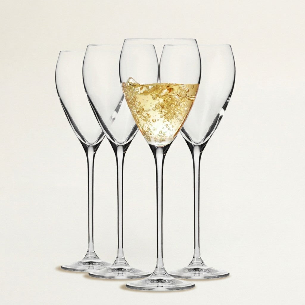 Krosno La Perla White Wine Glasses, Set of 4, 340 ml