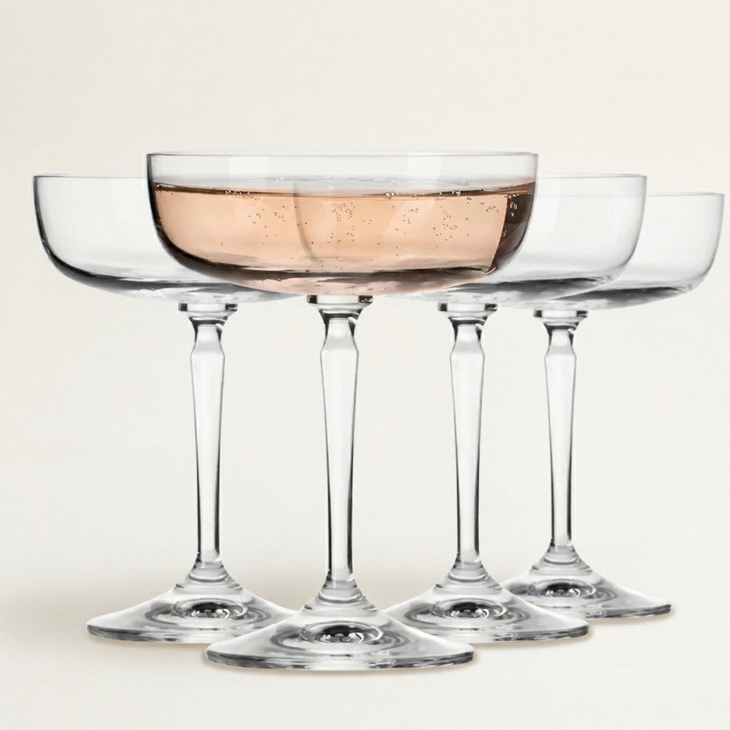 Krosno Roma Coupe Glasses, Set of 4, 270 ml