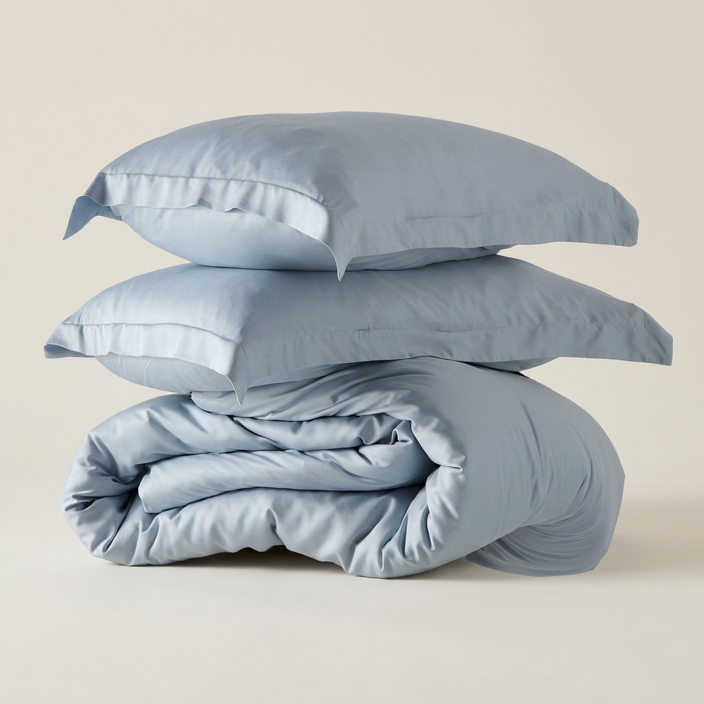 Iced Cooling Bamboo Duvet Cover Set