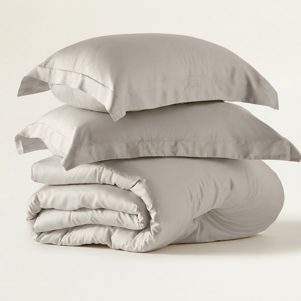 Iced Cooling Bamboo Duvet Cover Set