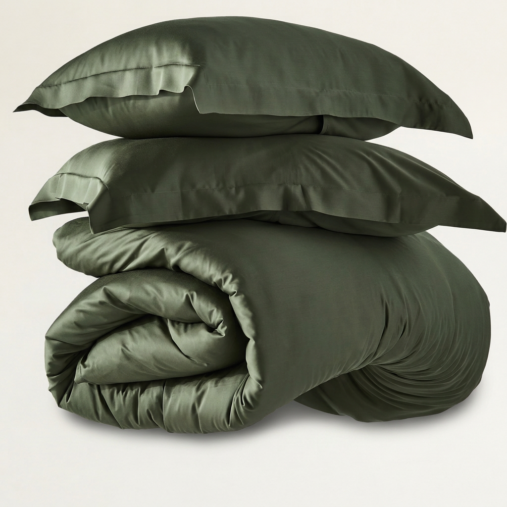 Iced Cooling Bamboo Duvet Cover Set