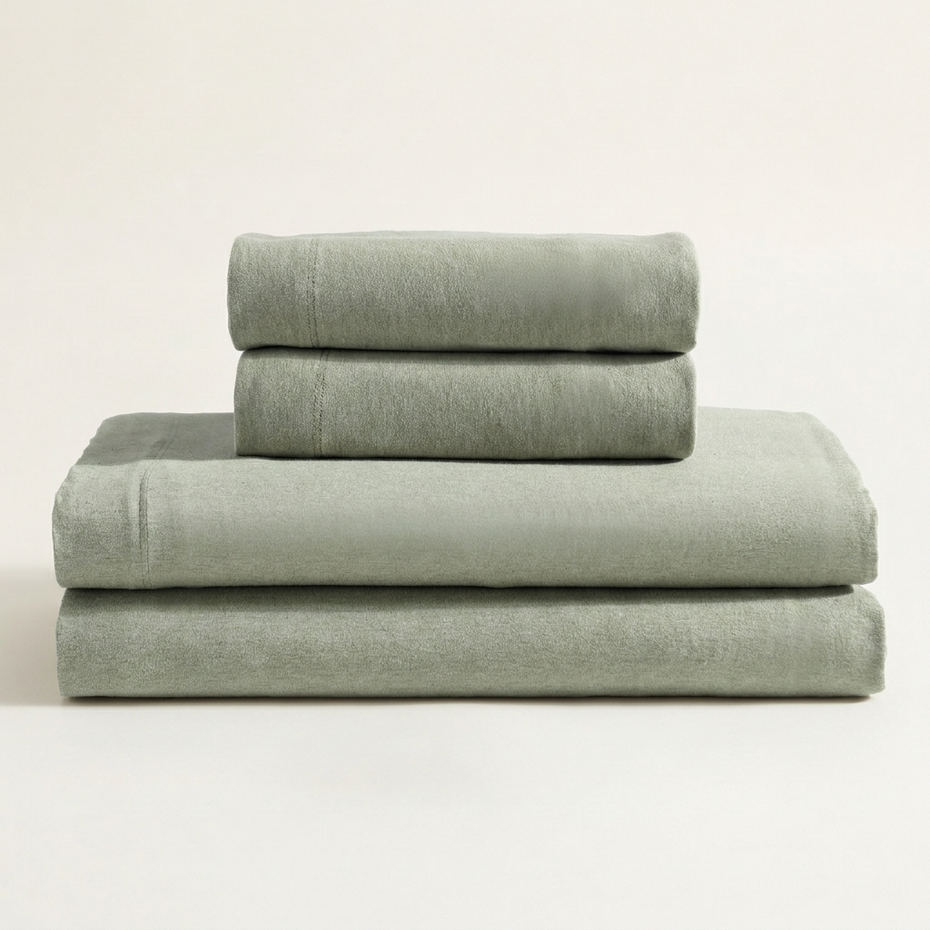 Modern Cotton Melange Sheet Set