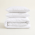 Washed Percale Duvet Cover Set