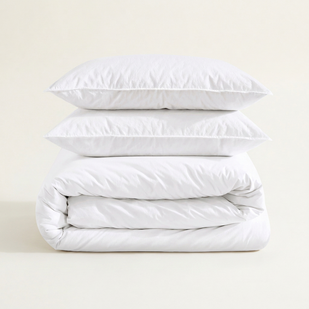 Washed Percale Duvet Cover Set