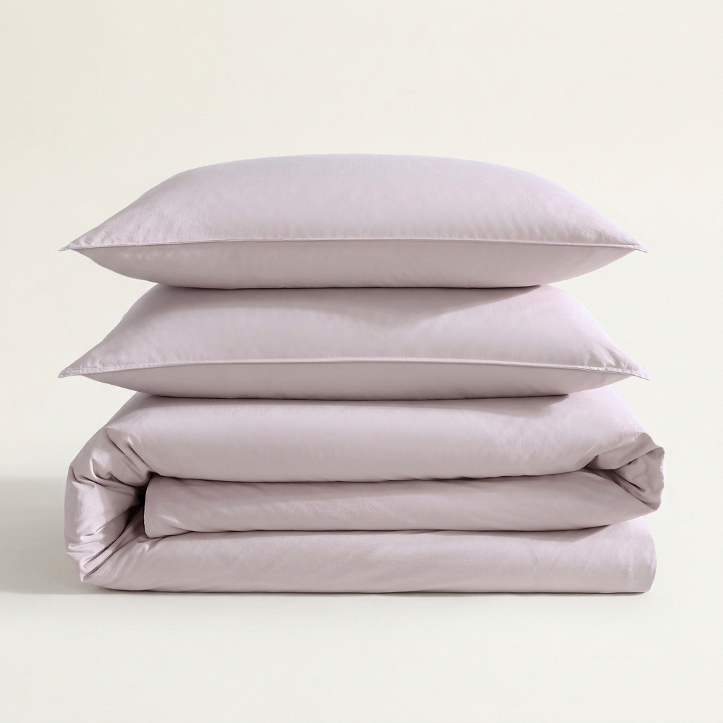 Washed Percale Duvet Cover Set