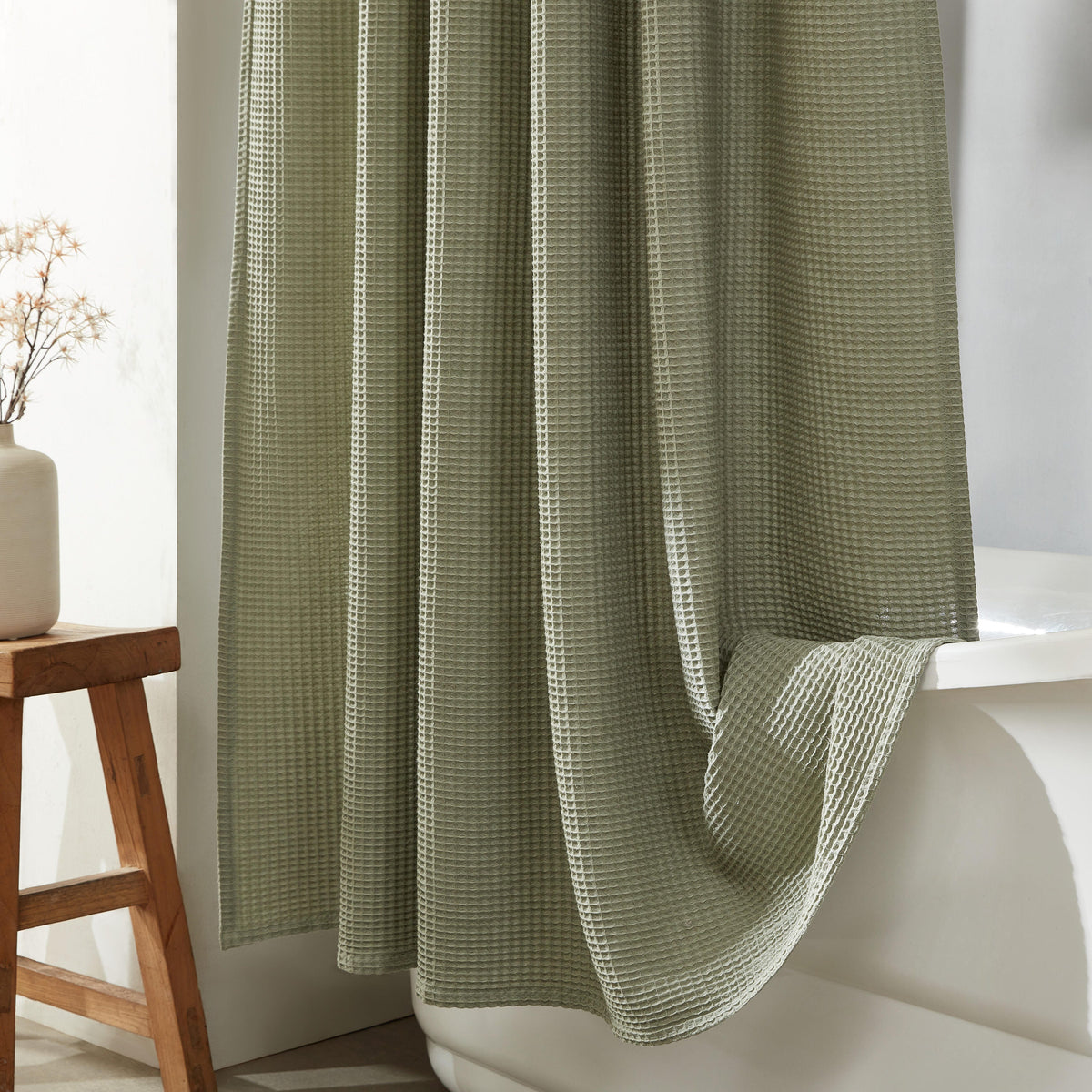 Waffle Shower Curtain
