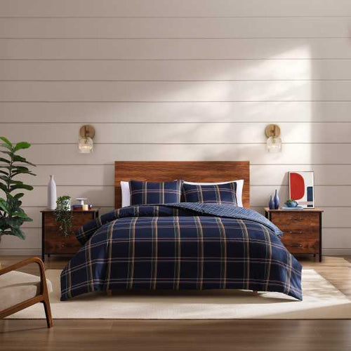 Beacon Plaid Duvet Set