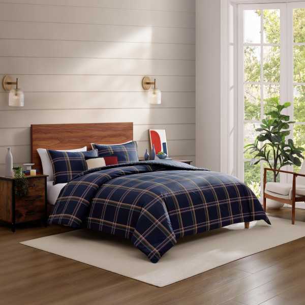 Beacon Plaid Duvet Set