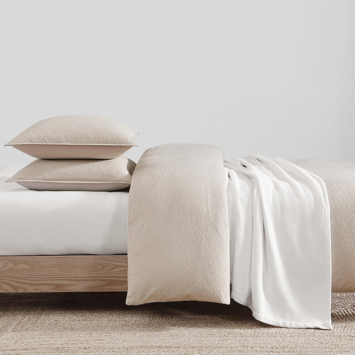 Monogram Matelasse Comforter Set
