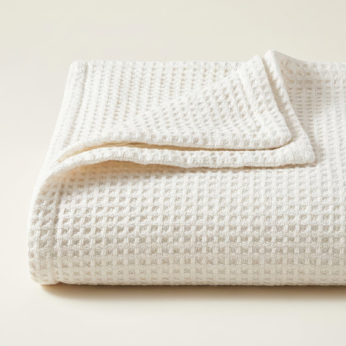 Vera Wang Waffleweave 1-Piece Blanket