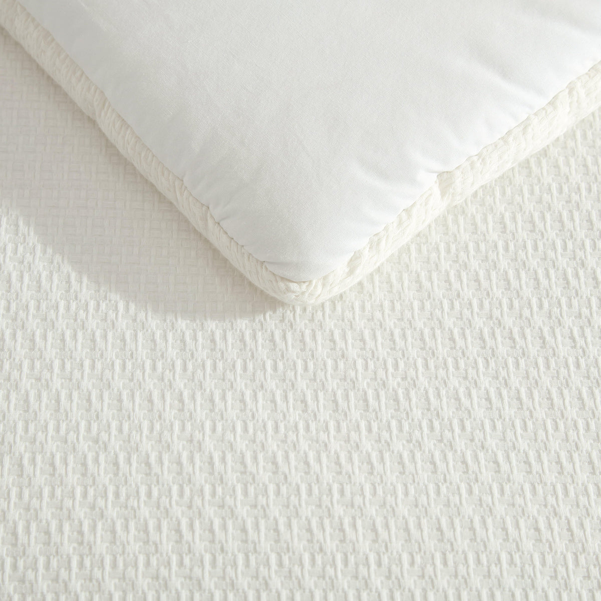 Threaded Basketweave Comforter Set