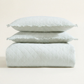 Oxford Stripe Quilt Set