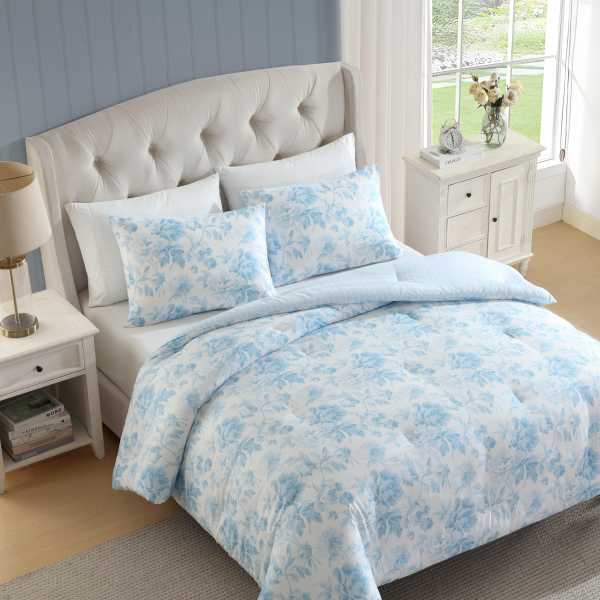 Anja Textured Toile Comforter Set