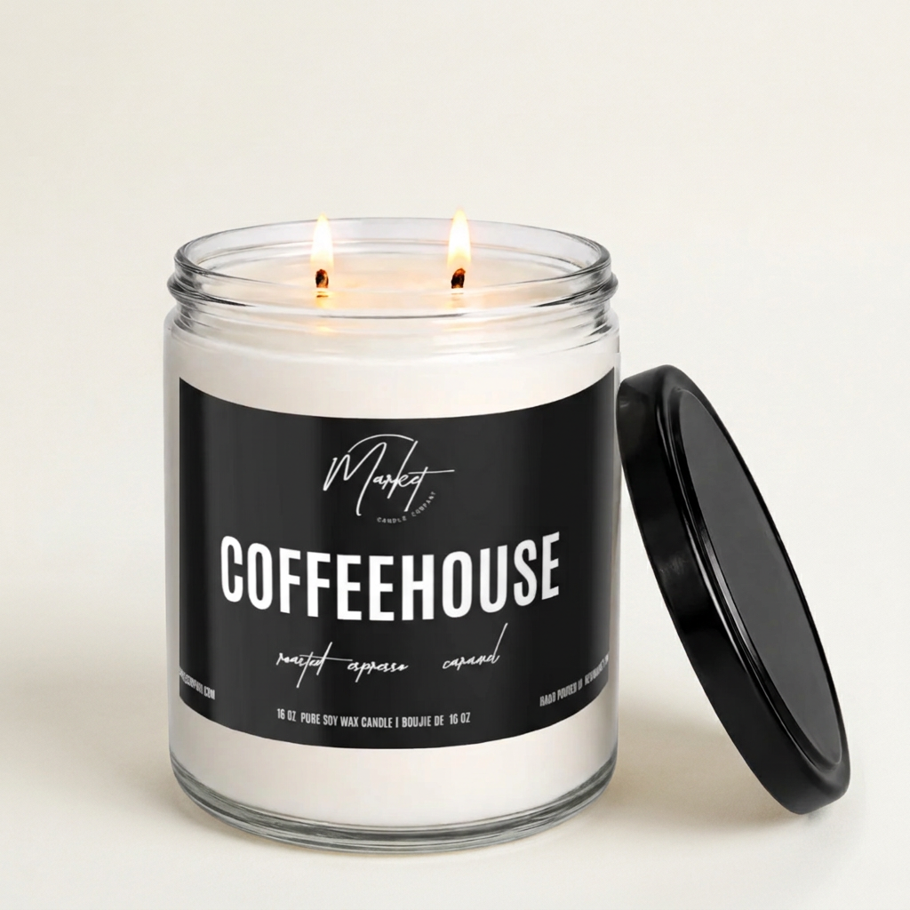 Coffee House 8oz. Scented Soy Candle