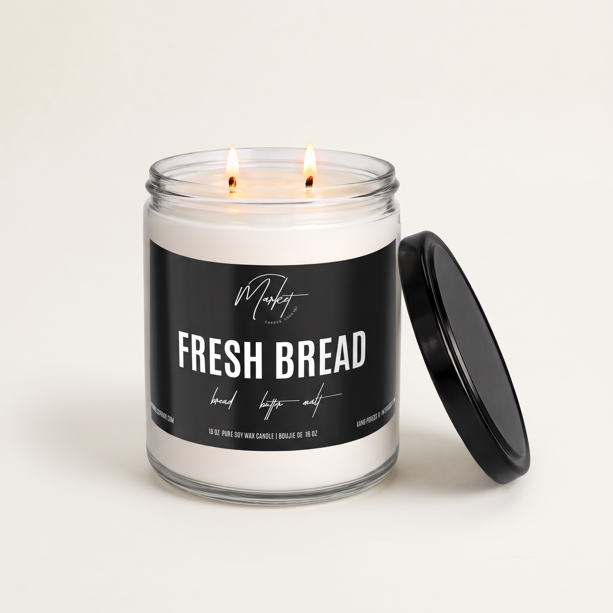 Fresh Bread 8oz. Scented Soy Candle